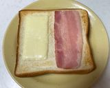 簡単！ベーコンとチーズのキャベツトースト作り方3写真