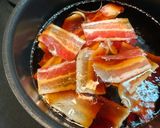 簡単!豚ばら肉ときのこのつけ蕎麦作り方7写真