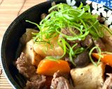 和食夕食★圧力鍋で簡単牛すじの具沢山煮物作り方9写真