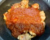 子供考案ミートソースチキン!作り方4写真
