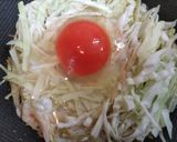 ソーセージ卵千切りキャベツ丼！簡単ランチ！夕飯も作り方6写真