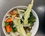 お一人様クリーミートマト味噌味豆腐野菜炒作り方12写真
