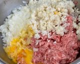 ぷち玉子も嬉しい♡ふっくらハンバーグ♪作り方4写真