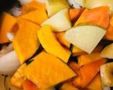 Xブレンドアレンジ●チーズ＆野菜カレー作り方1写真