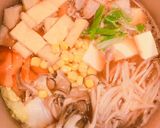 🌟[簡単＆ヘルシー] 味噌ラーメン鍋🌽作り方2写真