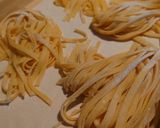 トマト水煮缶で作るエビチリフェットチーネ作り方6写真