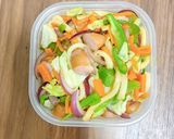 1人分の焼きうどん作り方4写真
