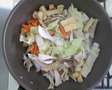 白菜の巣ごもり卵作り方3写真