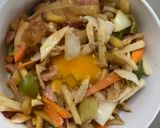 お一人様☆野菜たっぷりデリ風ウインナー丼作り方20写真