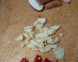 菜の花と野菜、ウインナーのペペロンチーノ作り方5写真