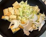【節約副菜】厚揚げとキャベツのすき焼き風作り方2写真