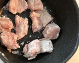 揚げない甘辛チキン作り方1写真