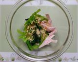 節約簡単夕飯もやしと小松菜顆粒ポン酢ナムル副菜作り方5写真
