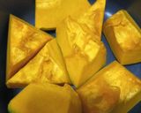 つるなしかぼちゃやっこ！！ついに食べるよ！煮作り方1写真