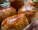 肉巻きおにぎり作り方4写真