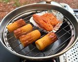 燻製定食（キャンプVer.）作り方3写真
