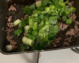 ジャガイモの甘辛肉葱炒作り方3写真