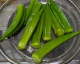 海老とオクラの梅びたし作り方1写真