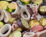 イカと茄子とズッキーニのケチャップ炒め♪作り方4写真