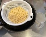茹で時間半分☆生ハムのペペロンチーノ作り方1写真