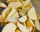 おつまみに❤ほくほくカレーポテト作り方1写真