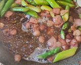 アスパラのベーコンバター炒め作り方5写真