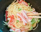 和風あっさり赤しそパスタ♪作り方2写真