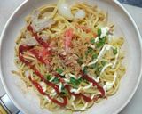 お手軽に 4色味の楽しめる 蒸し焼きそば作り方10写真