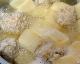 鶏だんごと高野豆腐の煮物作り方6写真