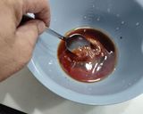 白菜炒め甘口エビチリ乗せ作り方5写真