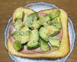 アボカドとハムのチーズトースト作り方3写真