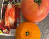 カニかまとオレンジのサラダ⭐︎爽やかな旨み作り方1写真