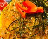 天津飯風●たきこみごはんのカニカマ玉子丼作り方4写真