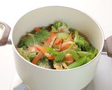 【ジッパー袋で簡単】野菜だし春スープ作り方5写真