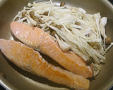 簡単！銀鮭のクリーム煮　白みそ仕立て作り方3写真