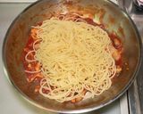鶏ときのこのトマトソースパスタ作り方10写真