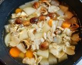 梅干し入り豚汁　醤油味・味噌味作り方8写真