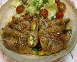 ナスとズッキーニの豚バラ肉巻き♪作り方5写真