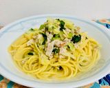 肉野菜たっぷり!白だしスープパスタ作り方5写真