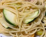 簡単　シーチキンとズッキーニの夏パスタ作り方11写真