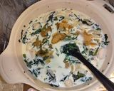 牡蠣と春菊と里芋の味噌グラタン作り方8写真