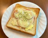 ハムチーズトマト☆トースト作り方4写真