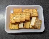 厚揚げでかさまし!ひき肉とニラの中華炒め作り方1写真