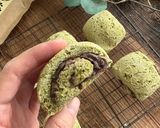 発酵なし抹茶と餡子のふわふわこめココパン作り方12写真
