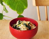 子供爆食☆混ぜるだけ☆小松菜しらす☆夜食作り方3写真