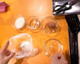 豆苗のお好み焼き【食遺産】作り方1写真