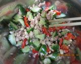 きゅうり、大豆、ツナのサラダ🥗作り方5写真