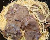 簡単☆お手軽牛タンパスタ♩作り方11写真