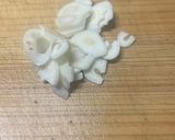 ガリバタほうれん草ソテー温泉卵添え作り方4写真