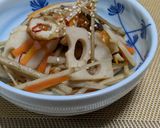 ちくわと根菜のピリッときんぴら作り方6写真